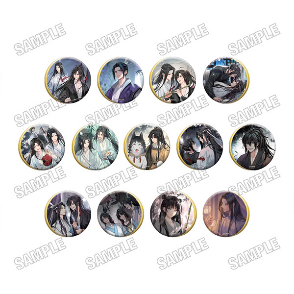 大河幻想ラジオドラマ「魔道祖師」ゴールドメタリック缶バッジ