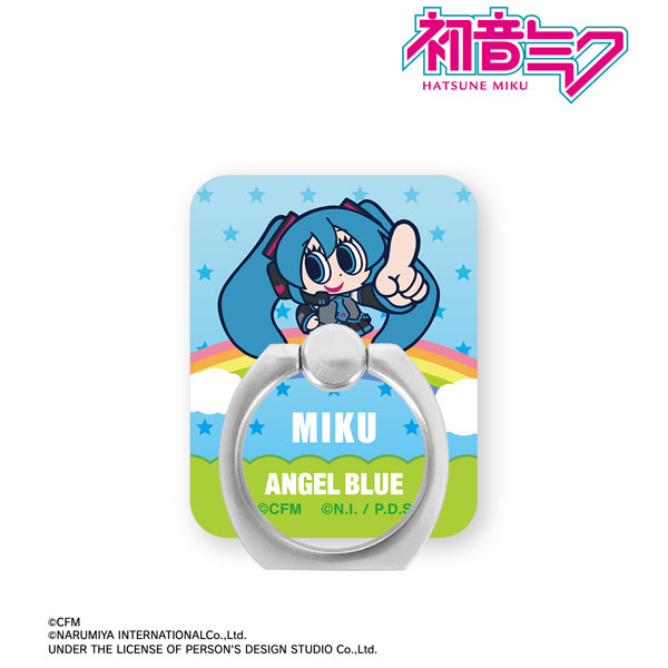 初音ミク ANGEL BLUEコラボ 描き起こし 初音ミク アクリルスマホリング[アルマビアンカ]《０３月予約》