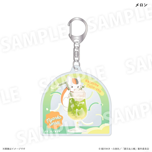 夏目友人帳 ニャンコ先生カラフルソーダver. アクリルキーホルダー