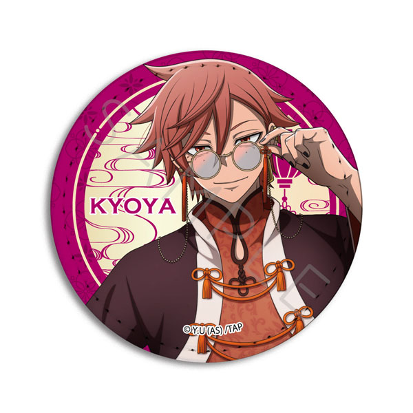 TVアニメ「桃源暗鬼」第2弾 レザーバッジ(丸形) NE (花魁坂京夜