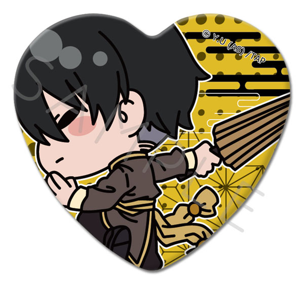 桃源暗鬼 ハート缶バッジ バニー 無陀野 10点 TVアニメ「桃源暗鬼」第2弾 ハート型缶バッジ M-NB (無陀野無人