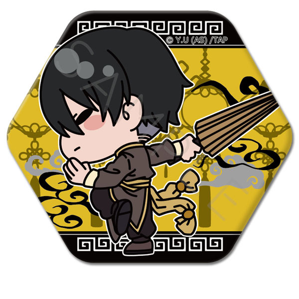 TVアニメ「桃源暗鬼」第2弾 六角形缶バッジ M-NB (無陀野無人)[シンク