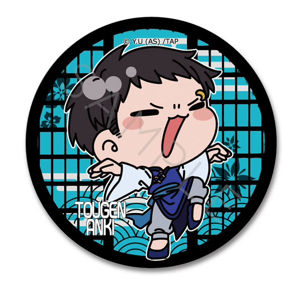 TVアニメ「桃源暗鬼」第2弾 レザーバッジ(丸形) M-ND (矢颪碇)[シンク