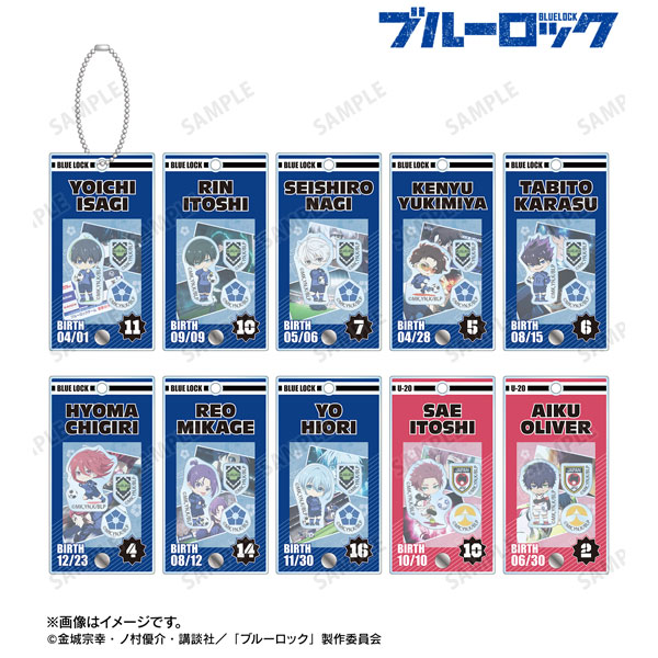 TVアニメ『ブルーロック』 トレーディング場面写パーツ付きフレームアクリルチャーム 10個入りBOX[アルマビアンカ]《在庫切れ》