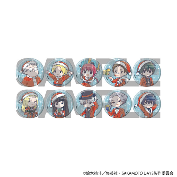 缶バッジ「SAKAMOTO DAYS」 クリスマスver. グラフアートイラスト | j