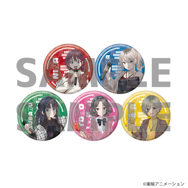 ホログラム缶バッジ(57mm)「ガールズバンドクライ」01/描き下ろしイラスト 5個入りBOX[A3]《０２月予約》