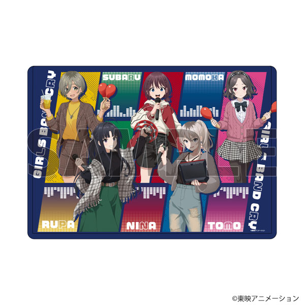 キャラクリアケース「ガールズバンドクライ」02/集合デザイン(描き下ろしイラスト)[A3]《０２月予約》