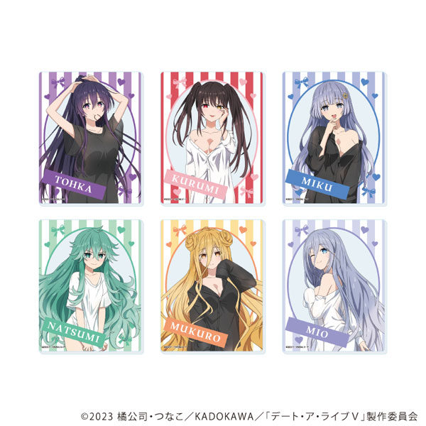 アクリルカード「デート・ア・ライブV」01/描き下ろしイラスト 6個入りBOX[A3]《０２月予約》