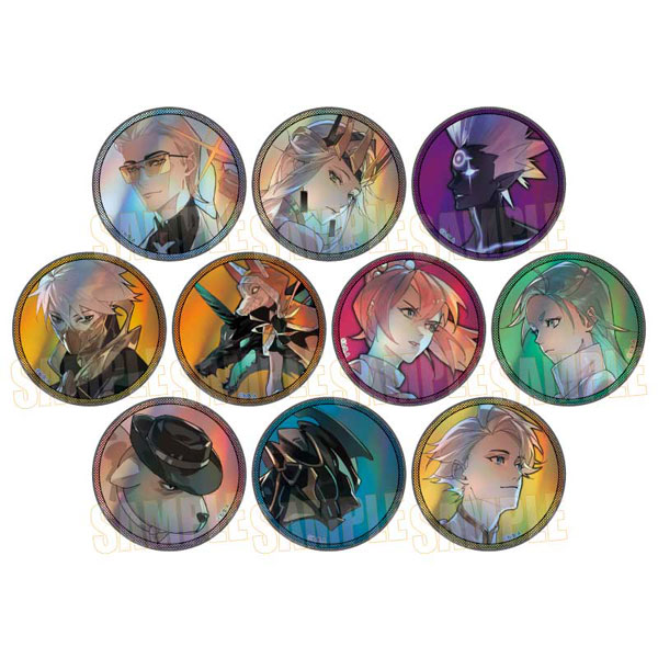 アニメ「TO BE HERO X」 トレーディングホログラム缶バッジ 10個入り