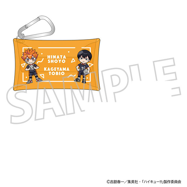 ハイキュー！！ カラビナ付きクリアポーチ 日向翔陽・影山飛雄[ムービック]《０１月予約》