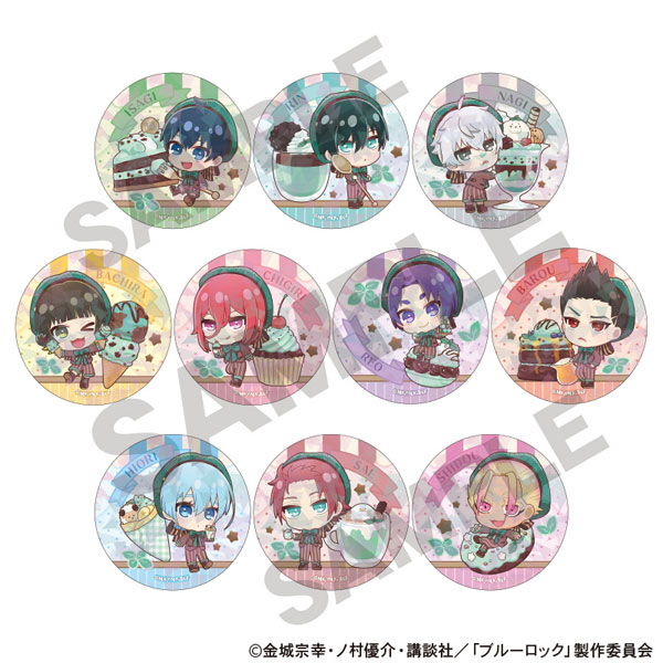 ブルーロック トレーディングホログラム缶バッジ きゃらペコチョコミント 10個入りBOX[クラックス]《０２月予約》