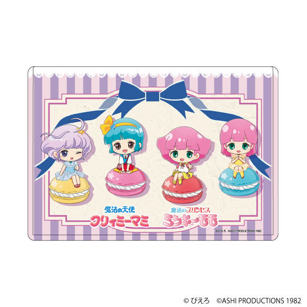 キャラクリアケース「魔法の天使クリィミーマミ×魔法のプリンセス ミンキーモモ」02/集合デザイン(ミニキャライラスト)[A3]《０２月予約》