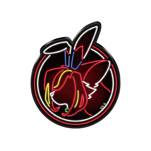 Bunnimals ネオン風アクリルマグネット ローザ[サクラギア]《発売済・在庫品》