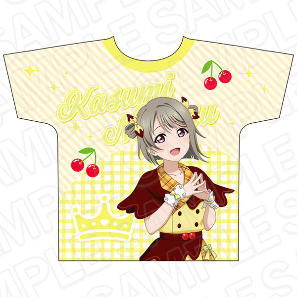 ラブライブ！虹ヶ咲学園スクールアイドル同好会 フルグラフィックTシャツ 中須かすみ Cafe party ver.[コンテンツシード]《発売済・在庫品》