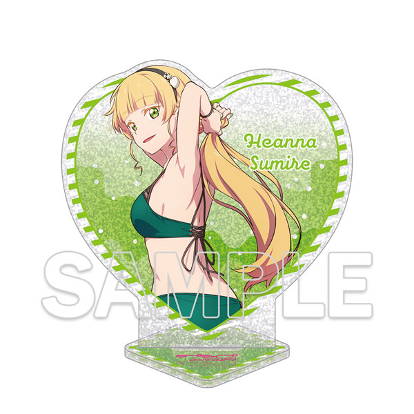 『ラブライブ！スーパースター！！』ハート型ラメ入りアクリルスタンド 平安名すみれ[KADOKAWA]《０３月予約》
