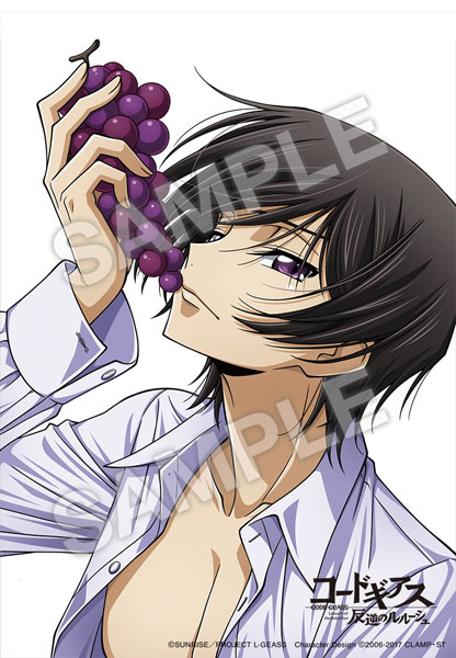 コードギアス 反逆のルルーシュ　クリアポスター コードギアス 反逆のルルーシュ ルルーシュ バースデー2025 A3クリア