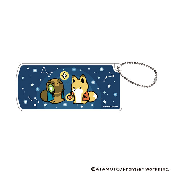 スライド式小物ケース「タヌキとキツネ」01/A(描き下ろしイラスト)[A3]《０２月予約》