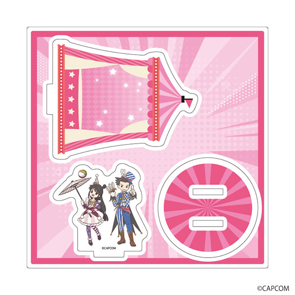 アクリルスタンドプレート「逆転裁判」シリーズ01/成歩堂龍一＆綾里真