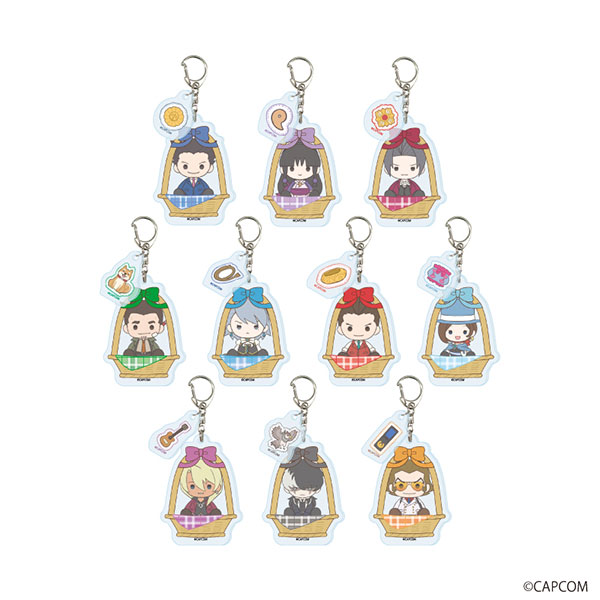 逆転裁判 アクリルキーホルダー 8個セット 逆転裁判 アクリルキーホルダー 8個セット Amazon.co.jp: FANTHFUL