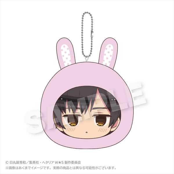 ヘタリア World☆Stars クッションキーホルダー アニマルパーカーver