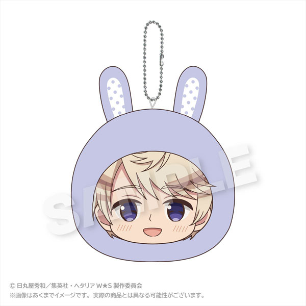 ヘタリア World☆Stars クッションキーホルダー アニマルパーカーver