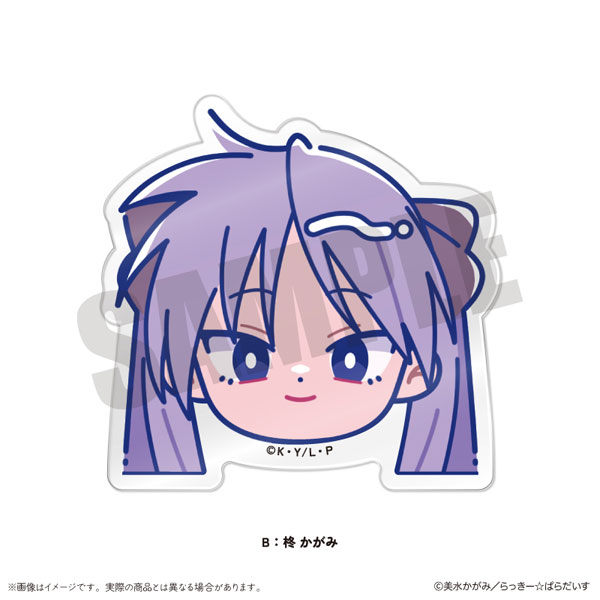 TVアニメ『らき☆すた』 にゅ～とろ お顔クリップ B 柊かがみ[MENEGI]《０２月予約》