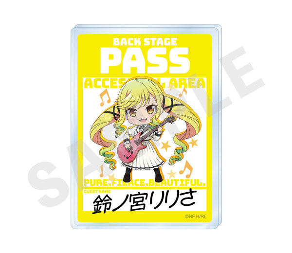 「ロックは淑女の嗜みでして」 お名前バッジ(鈴ノ宮りりさ)[coly]《０２月予約》