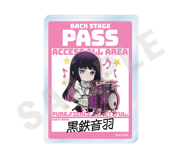 「ロックは淑女の嗜みでして」 お名前バッジ(黒鉄音羽)[coly]《発売済・在庫品》