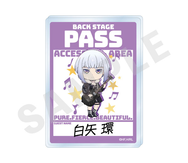 「ロックは淑女の嗜みでして」 お名前バッジ(白矢環)[coly]《発売済・在庫品》