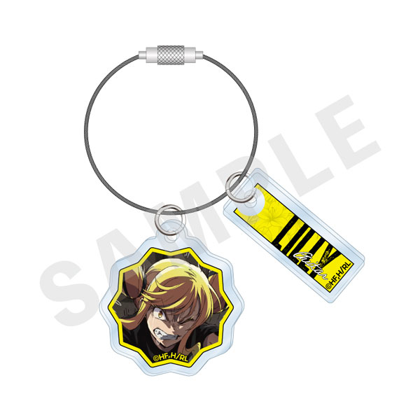 「ロックは淑女の嗜みでして」 ワイヤー付きアクリルチャーム(鈴ノ宮りりさ)[coly]《発売済・在庫品》