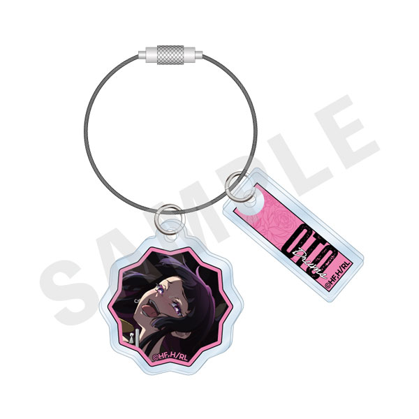 「ロックは淑女の嗜みでして」 ワイヤー付きアクリルチャーム(黒鉄音羽)[coly]《発売済・在庫品》