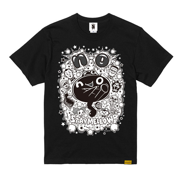 “X (no)” Tシャツ (BLACK) [Designed by 横井猛] M[バッタ屋 by STAYMELLOW]【送料無料】《発売済・在庫品》
