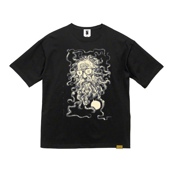 “藤村60” ビッグシルエットTシャツ (BLACK) [Designed by 寺田克也] L[バッタ屋 by STAYMELLOW]【送料無料】《発売済・在庫品》