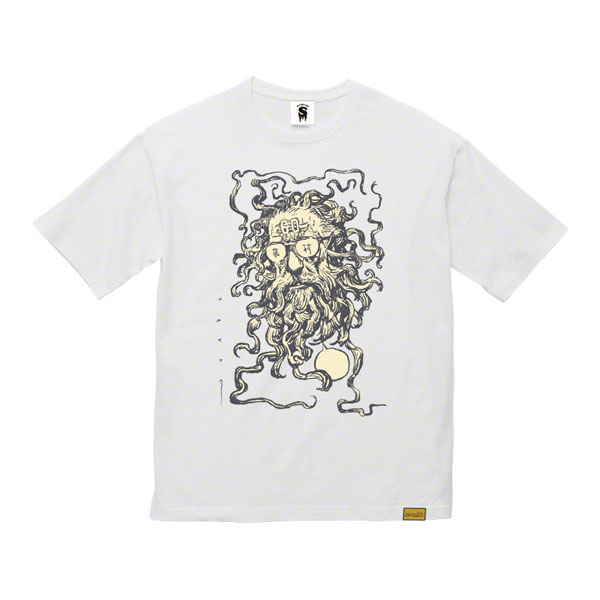 “藤村60” ビッグシルエットTシャツ (WHITE) [Designed by 寺田克也] L[バッタ屋 by STAYMELLOW]【送料無料】《発売済・在庫品》