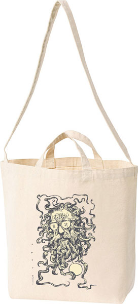 “藤村60” 2WAYトートバッグ (NATURAL) [Designed by 寺田克也][バッタ屋 by STAYMELLOW]《０２月予約》
