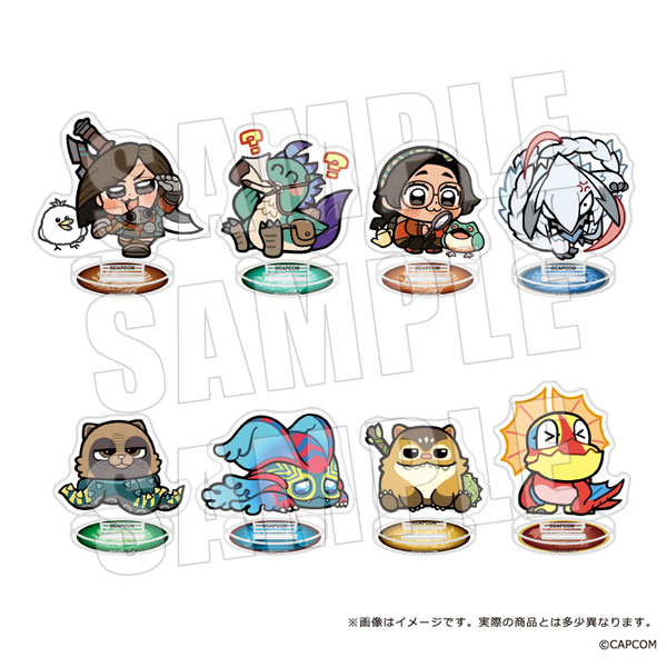 モンスターハンターワイルズ×ぶくぶ ちいさめアクリルスタンドVol.1　8個入りBOX[empty]《０３月予約》