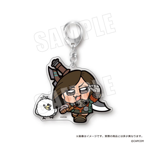 モンスターハンターワイルズ×ぶくぶ おおきめアクリルキーホルダー 01.ハンター ホープ装備[empty]《発売済・在庫品》
