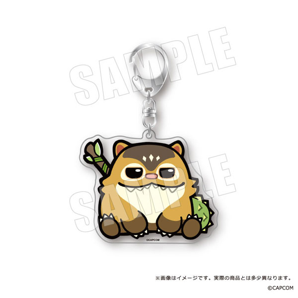 モンスターハンターワイルズ×ぶくぶ おおきめアクリルキーホルダー 08.モリバー[empty]《発売済・在庫品》