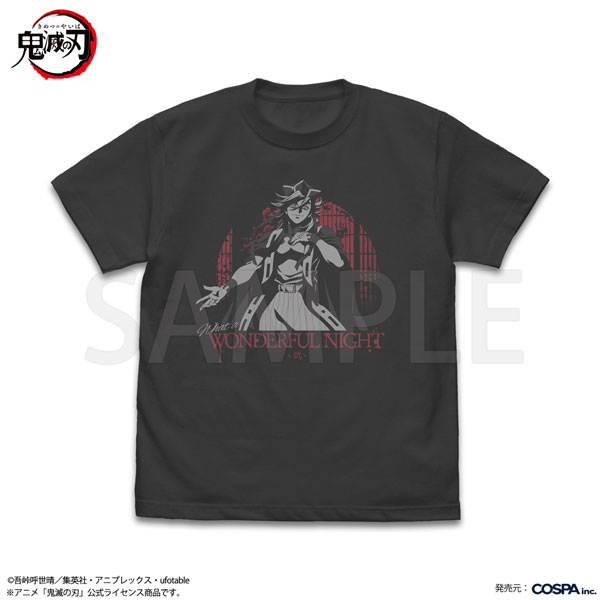 アニメ「鬼滅の刃」 上弦の弐 童磨 Tシャツ/SUMI-XL（再販）[コスパ]《０７月予約》
