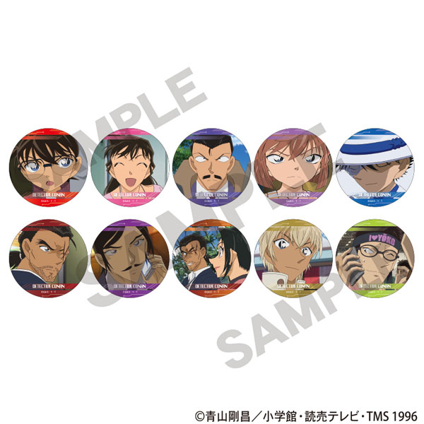名探偵コナン トレーディング缶バッジ vol.9　10個入りBOX[クラックス]《０２月予約》