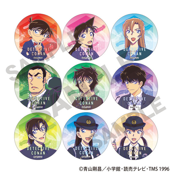 名探偵コナン トレーディング缶バッジ 9個入りBOX