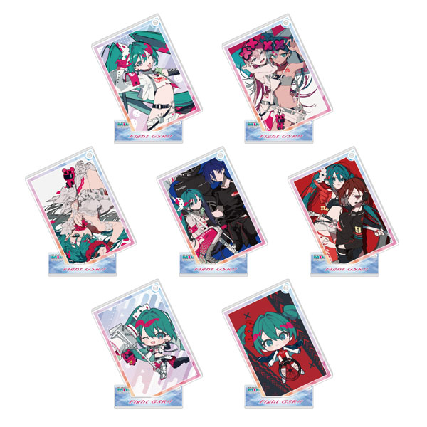 初音ミク GTプロジェクト レーシングミク 2025Ver. トレーディングアクリルスタンドキーホルダー vol.2　7個入りBOX[キャラバン]《０３月予約》