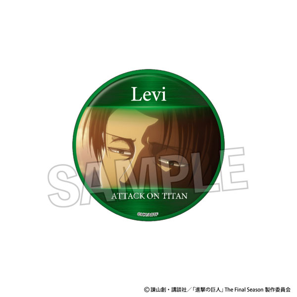 進撃の巨人 缶バッジ～アイズコレクション～ リヴァイ[PROOF]《０３月予約》
