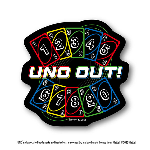 UNO ダイカットステッカーミニ UNO OUT！[エンスカイ]《０３月予約》