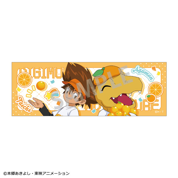 デジモンアドベンチャー ロングスクエア缶バッジ 八神太一＆アグモン