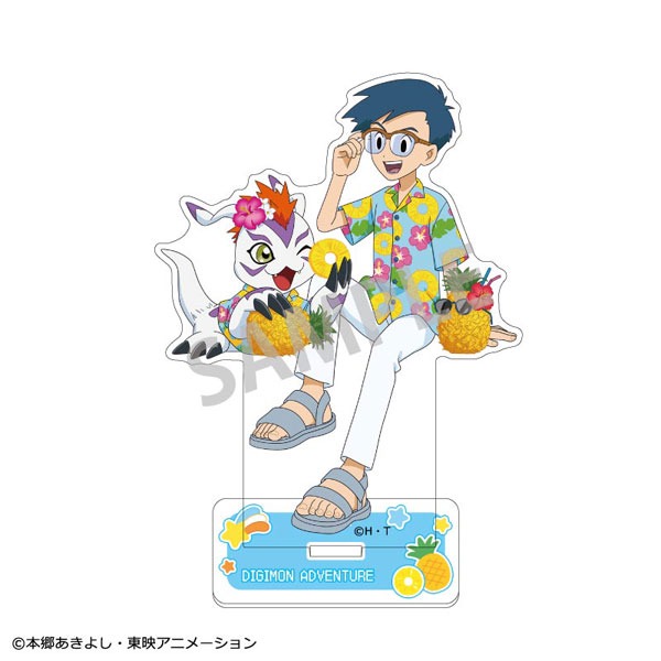 デジモンアドベンチャー アクリルスタンド(ペア) 城戸丈＆ゴマモン フルーツパーティー[カミオジャパン]《発売済・在庫品》