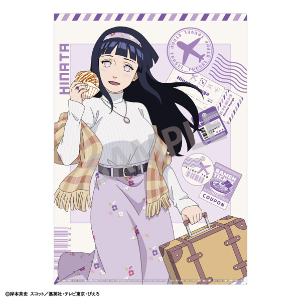 NARUTO-ナルト- 疾風伝 A4シングルクリアファイル 日向ヒナタ ぶらっと