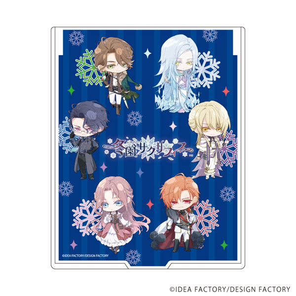 デカキャラミラー「冬園サクリフィス」01/集合デザイン(公式イラスト)[A3]《０３月予約》