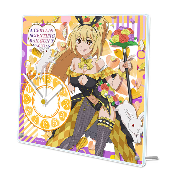 とある科学の超電磁砲T 描き下ろしアクリル置時計 食蜂操祈 マジシャンver.[シーズナルプランツ]《０３月予約》