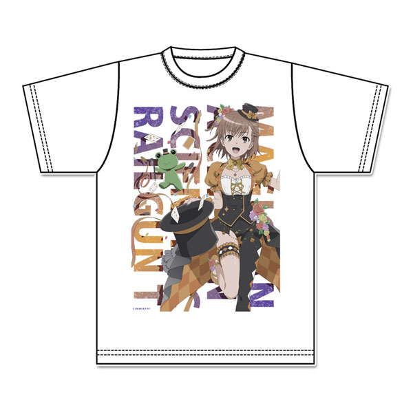 とある科学の超電磁砲 サイン シャツ とある科学の超電磁砲T 描き下ろしグラフィックTシャツ 御坂美琴